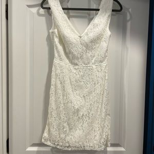 Lulus ivory lace dress